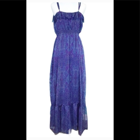 EXPRESS CHIFFON MAXI DRESS - Picture 9 of 14
